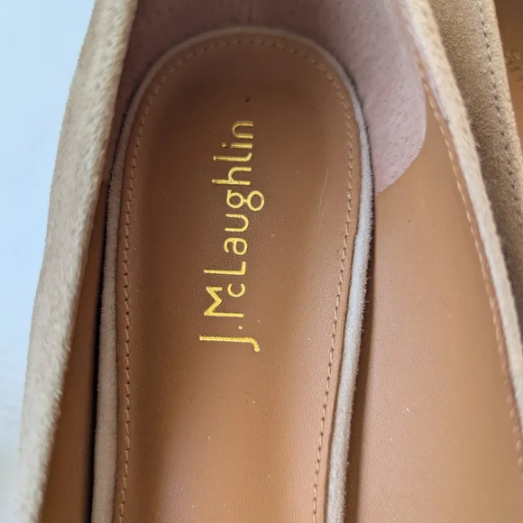 J. McLaughlin Beige Suede Heels - Picture 6 of 10